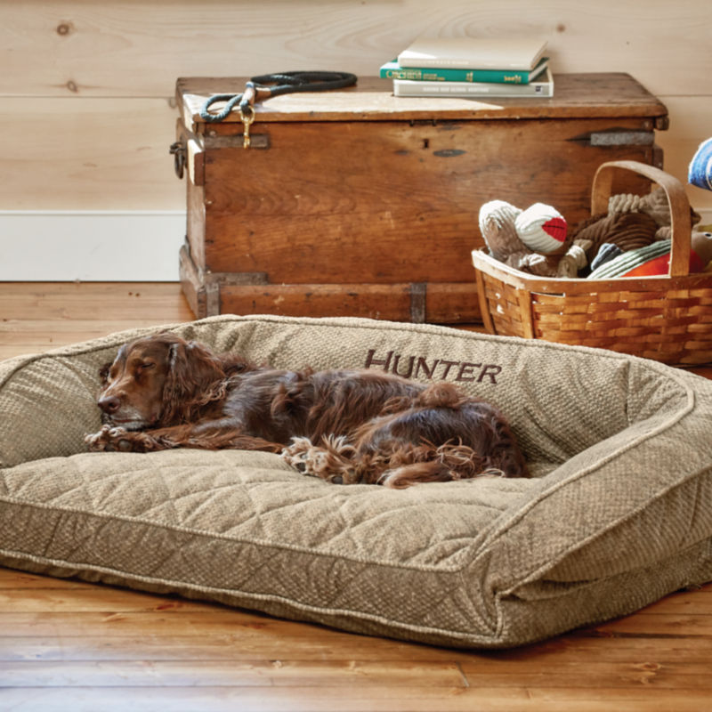 Orvis ComfortFill-Eco  Bolster Dog Bed