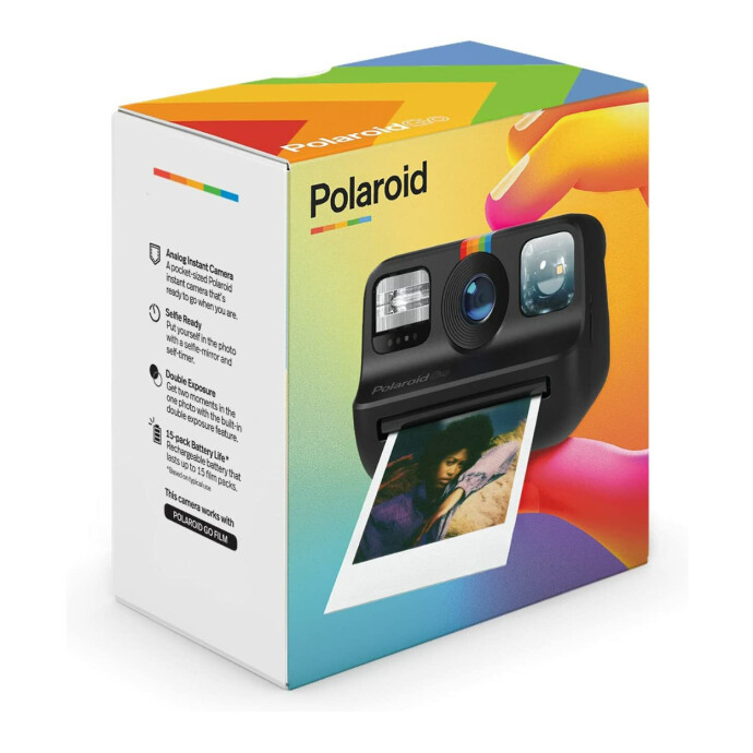 Polaroid Go Instant Film Camera (Black)  